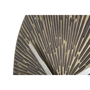 Orologio da Parete MF241, Bronzo, Metallo, 50x3,5x50 cm, Seven Design