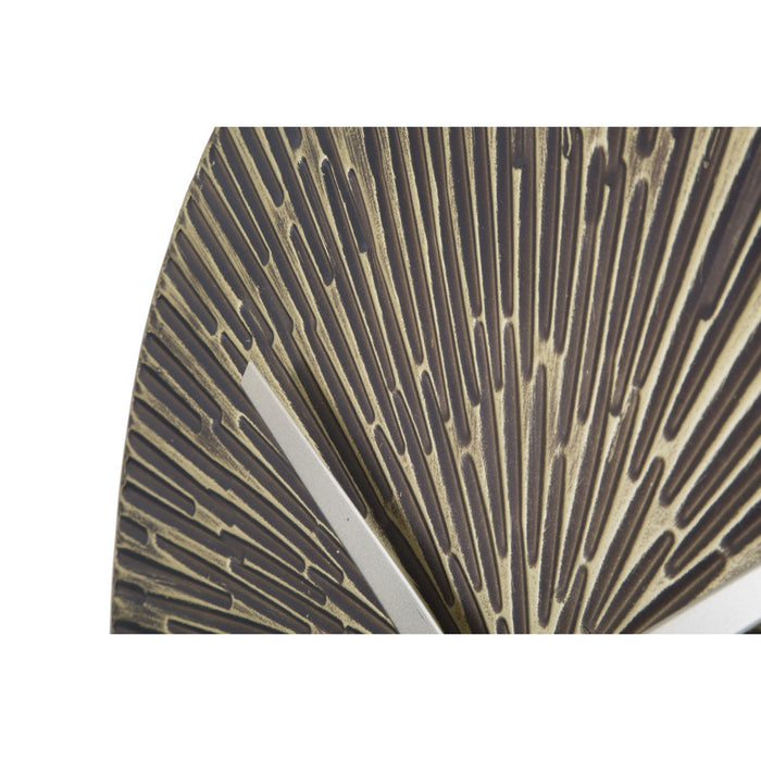 Orologio da Parete MF241, Bronzo, Metallo, 50x3,5x50 cm, Seven Design