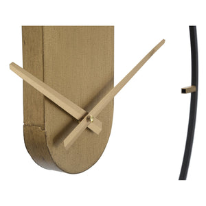 Orologio da Parete MF243, Nero, Metallo, 60x4,5x60 cm, Seven Design