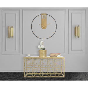 Orologio da Parete MF243, Nero, Metallo, 60x4,5x60 cm, Seven Design