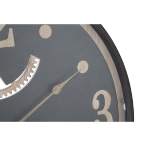 Orologio da Parete MF271, Grigio, Metallo, 67x6,5x67 cm, Seven Design