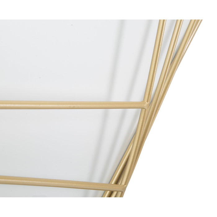 Orologio da Parete MF280, Oro, Metallo, 85x6x85 cm, Seven Design