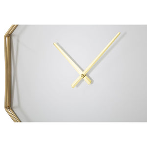 Orologio da Parete MF281, Oro, Metallo, 56x6,5x56 cm, Seven Design