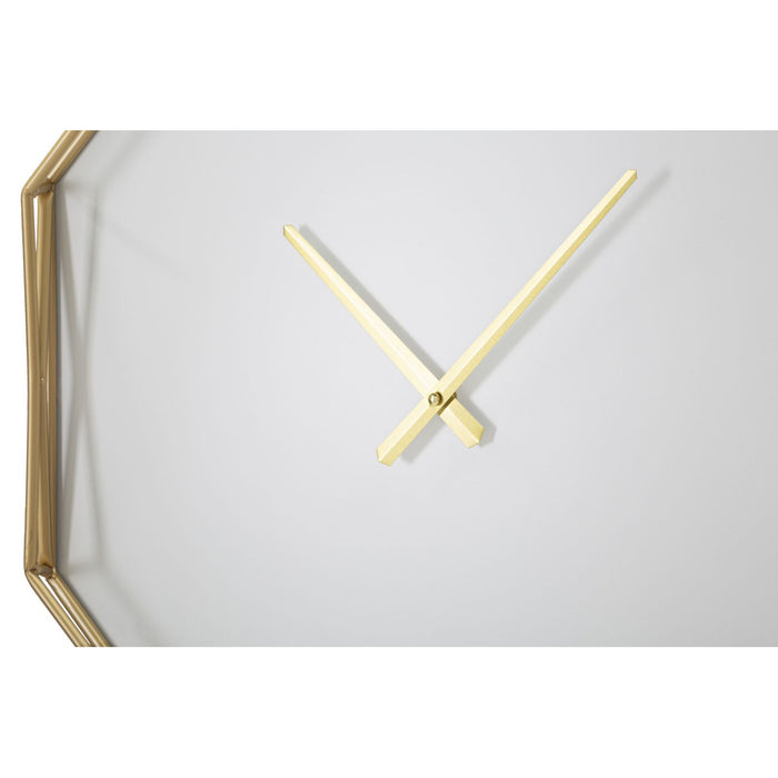 Orologio da Parete MF281, Oro, Metallo, 56x6,5x56 cm, Seven Design