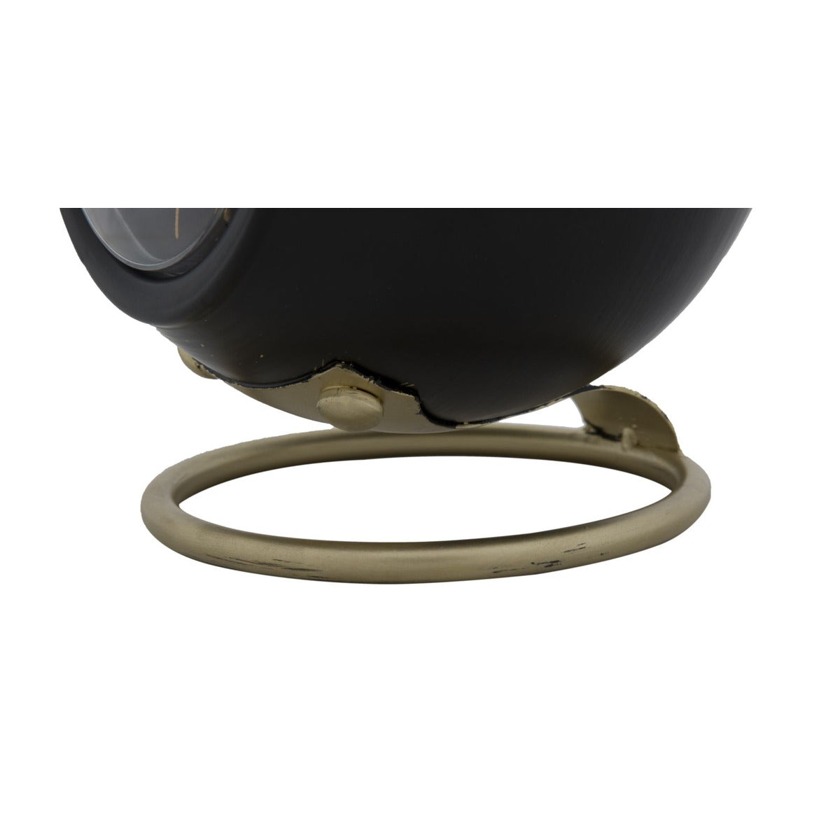 Orologio da Tavolo MF295, Nero, Metallo, 16x13x19 cm, Seven Design