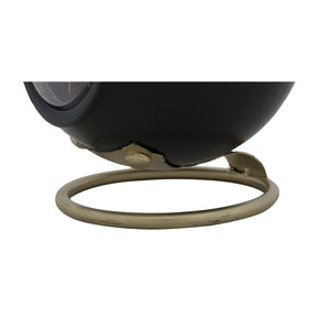 Orologio da Tavolo MF295, Nero, Metallo, 16x13x19 cm, Seven Design