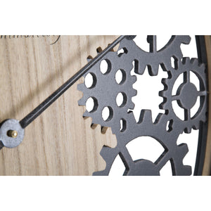 Orologio da Parete MF255, Marrone, Metallo, 60x4,5x60 cm, Seven Design