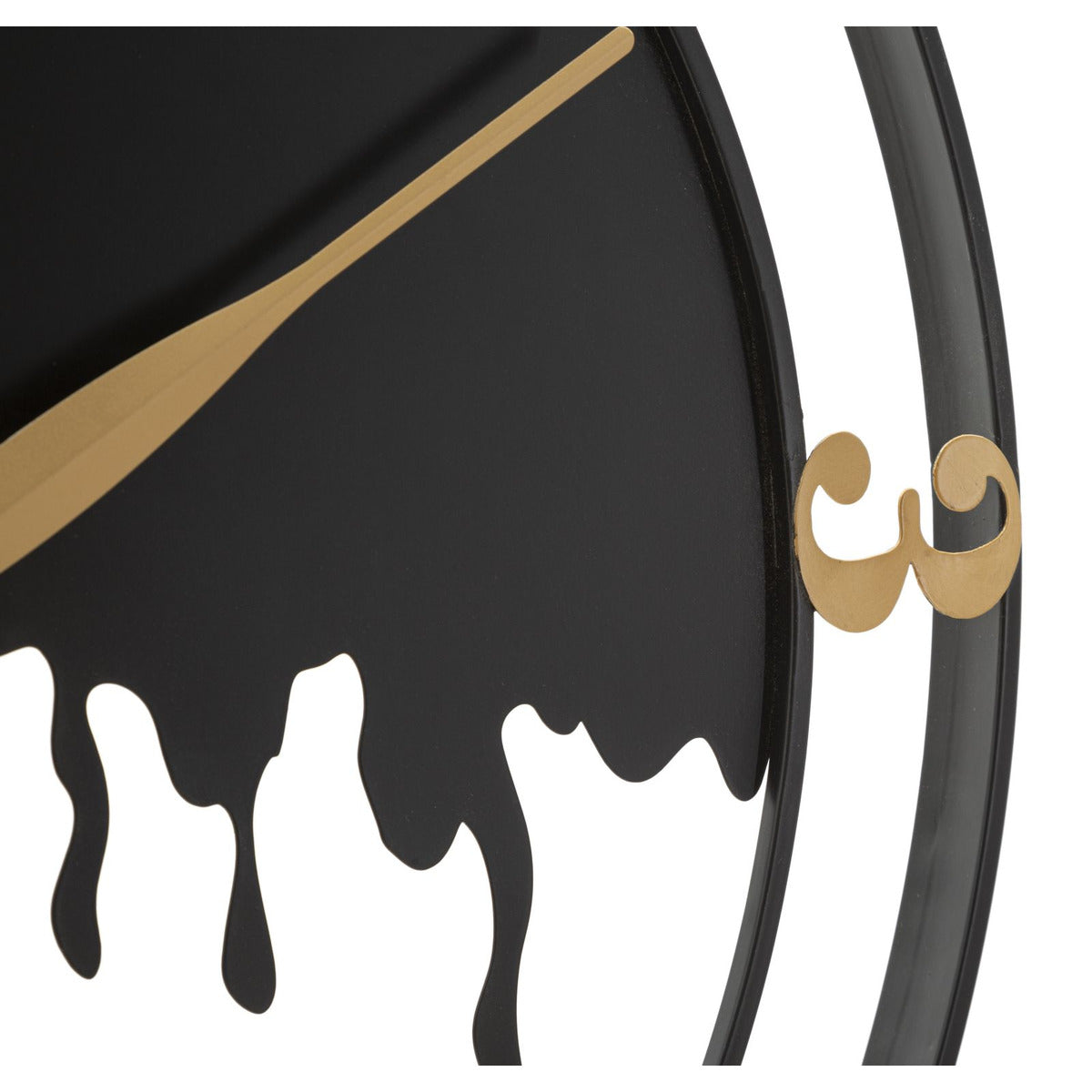 Orologio da Parete MF235, Nero, Metallo, 66x4x66 cm, Seven Design