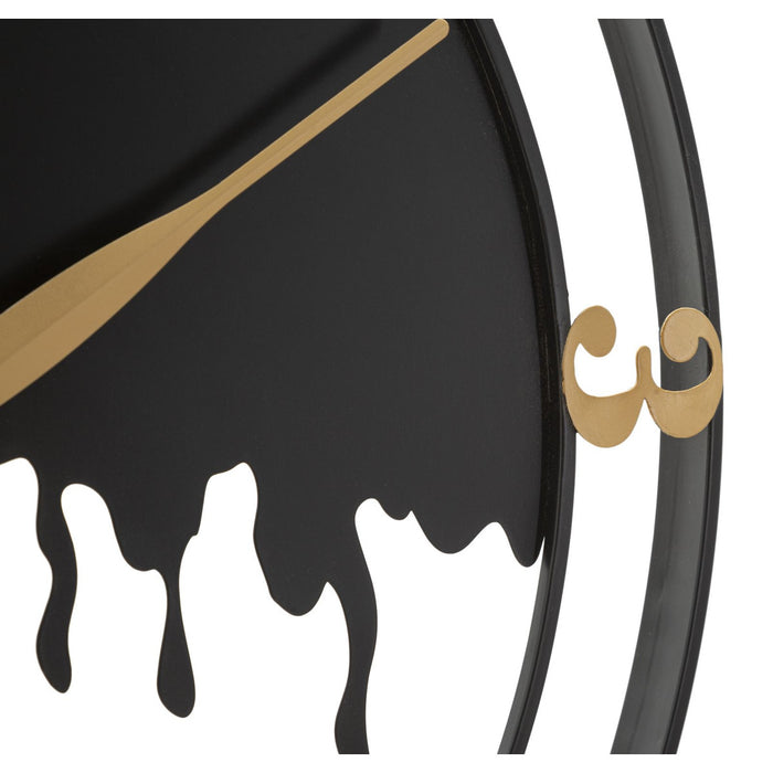 Orologio da Parete MF235, Nero, Metallo, 66x4x66 cm, Seven Design