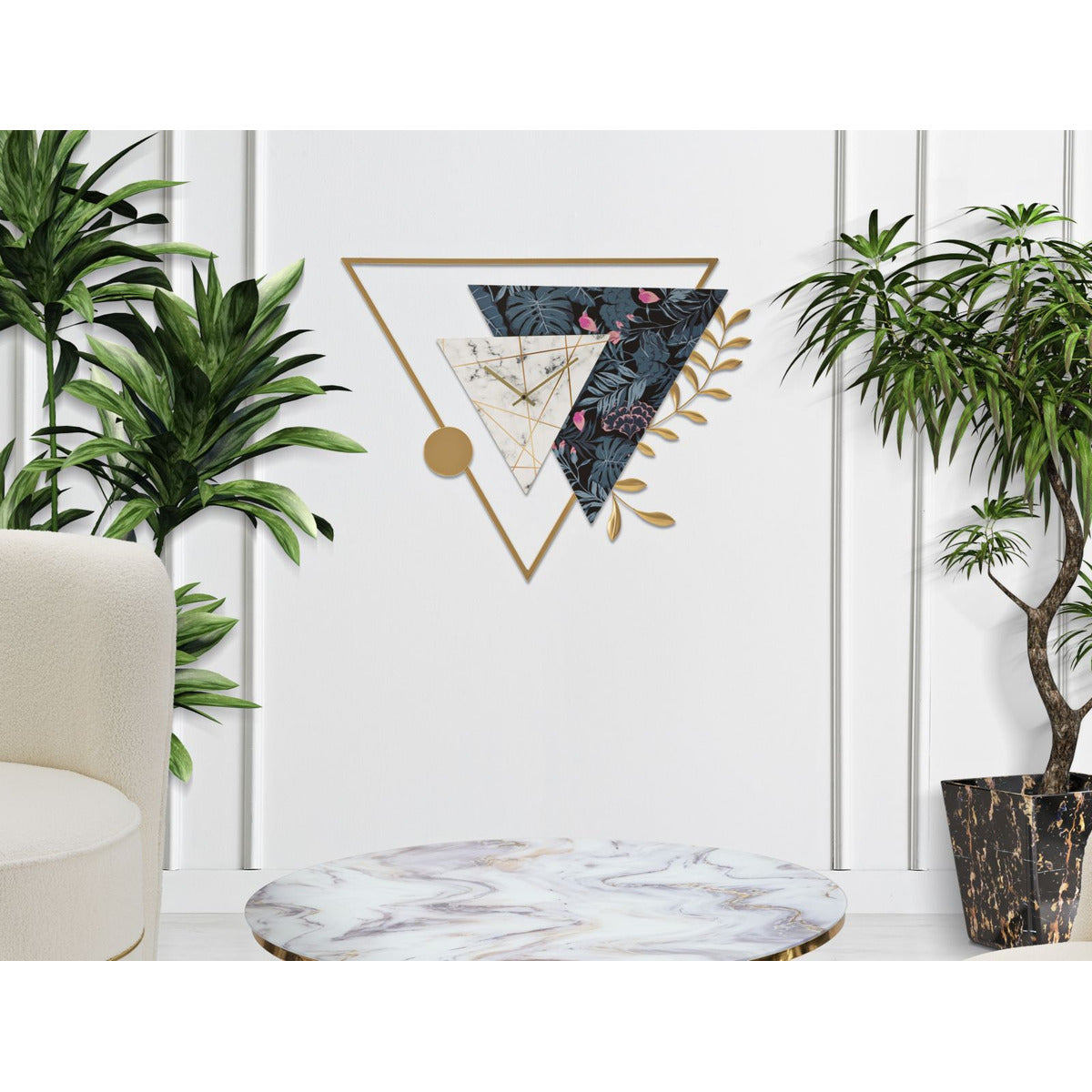 Orologio da Parete MF265, Multicolore, Metallo, 75x4,5x59 cm, Seven Design