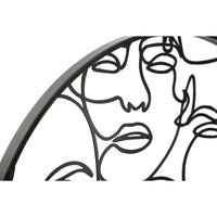 Orologio da Parete MF242, Nero, Metallo, 50x3,5x50 cm, Seven Design