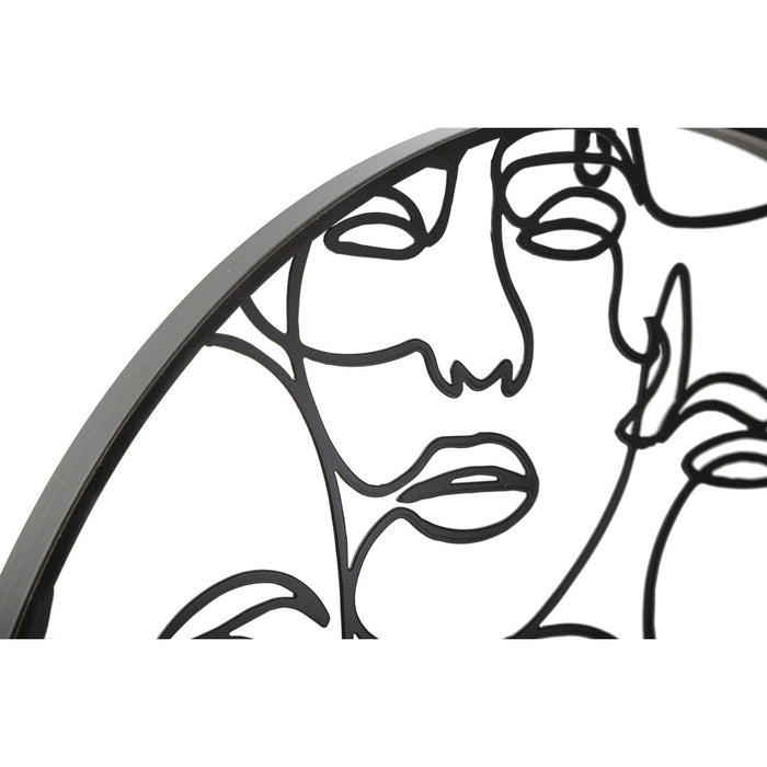 Orologio da Parete MF242, Nero, Metallo, 50x3,5x50 cm, Seven Design