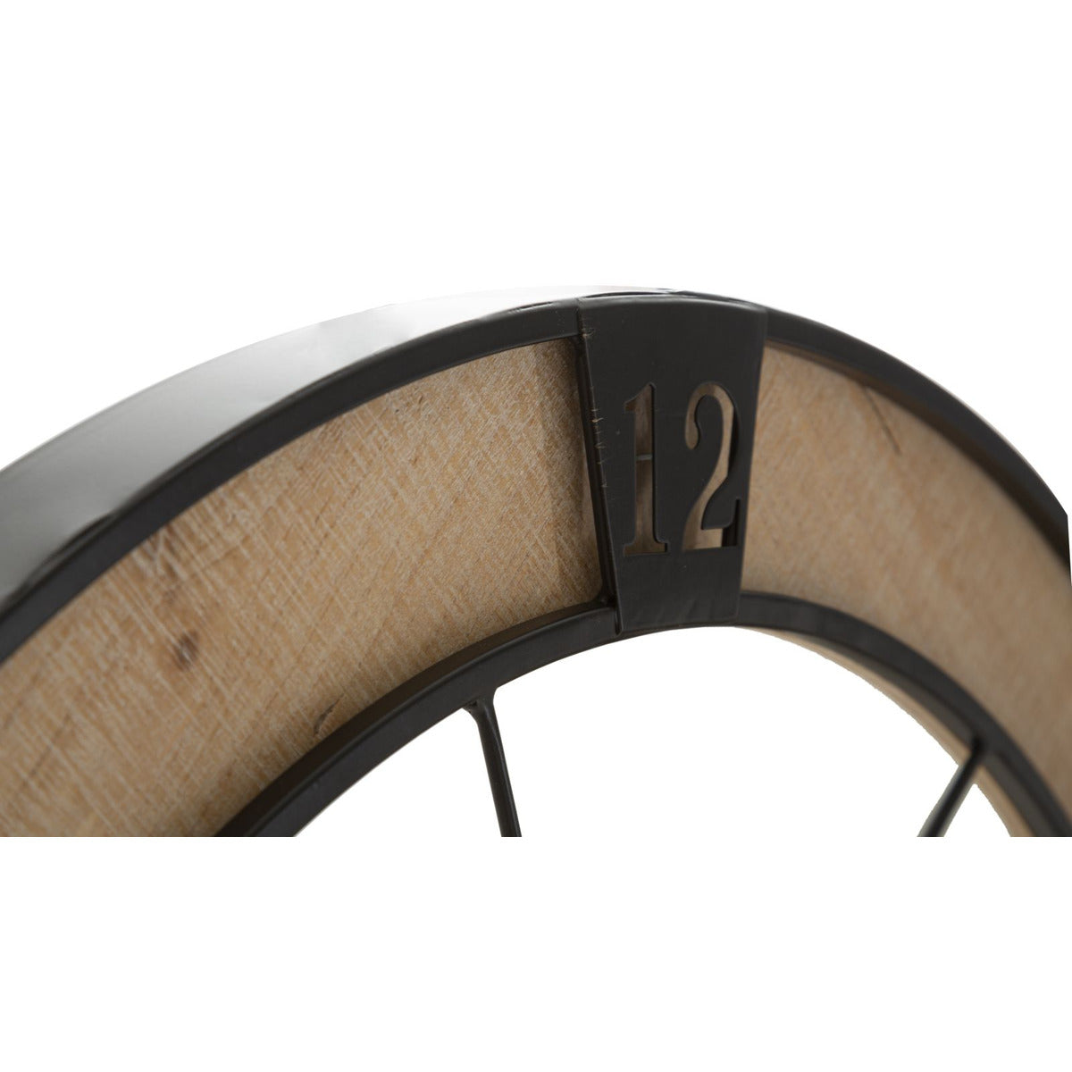 Orologio da Parete MF246, Marrone, Legno, 60x3x60 cm, Seven Design