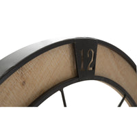 Orologio da Parete MF246, Marrone, Legno, 60x3x60 cm, Seven Design