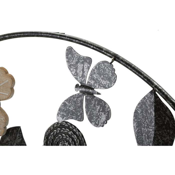 Orologio da Parete MF250, Nero, Metallo, 5,5x5,5x67 cm, Seven Design