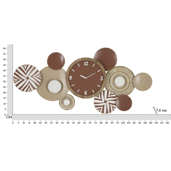 Orologio da Parete MF251, Multicolore, Metallo, 127,6x7,6x61 cm, Seven Design