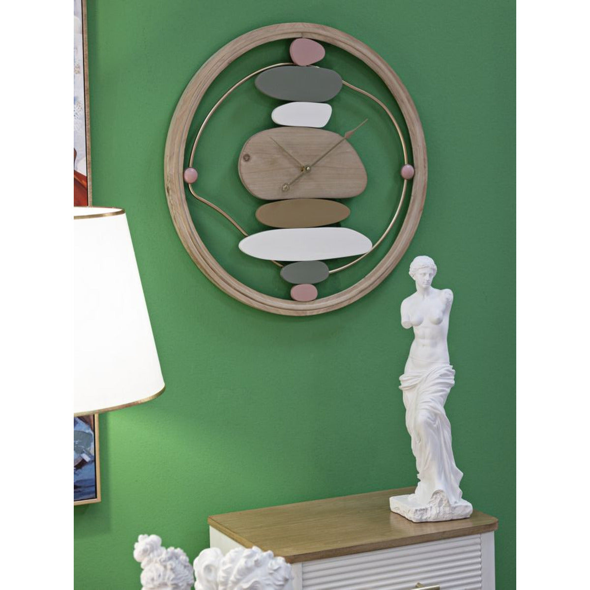 Orologio da Parete MF267, Multicolore, Metallo, 57x3,8x57 cm, Seven Design