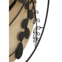 Orologio da Parete MF268, Marrone, Metallo, 60x2x60 cm, Seven Design