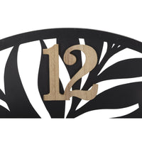 Orologio da Parete MF257, Nero, Metallo, 60x2,5x60 cm, Seven Design