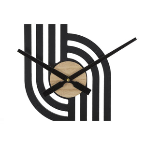 Orologio da Parete MF269, Nero, Metallo, 60x2,5x60 cm, Seven Design