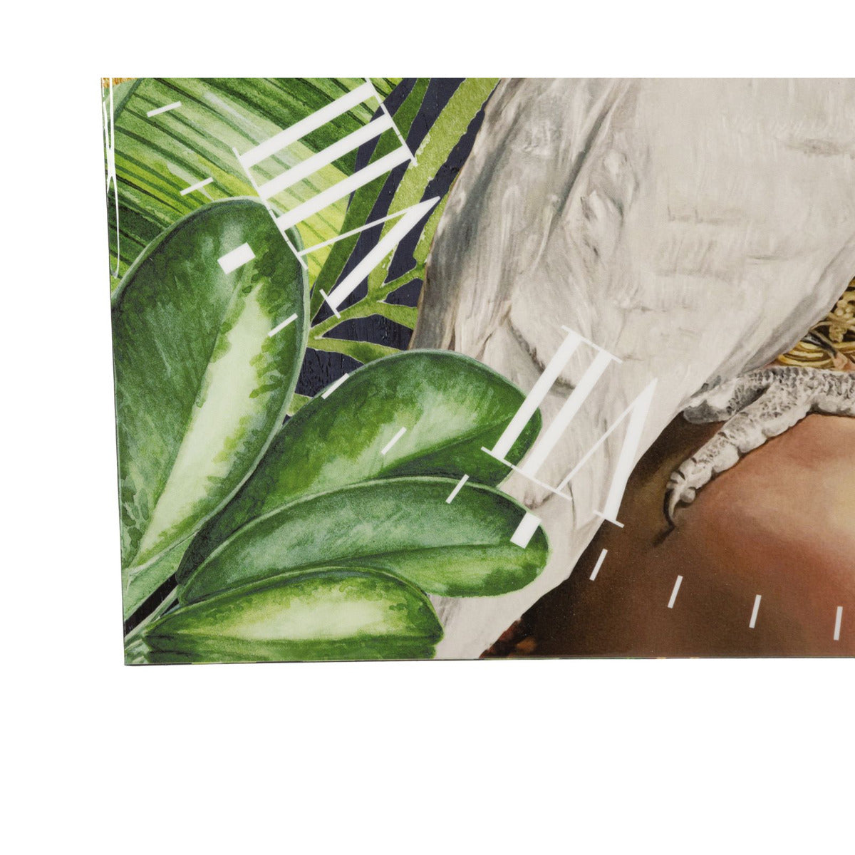 Orologio da Parete Africa 2, Multicolore, MDF, 60x4,5x60 cm, Seven Design