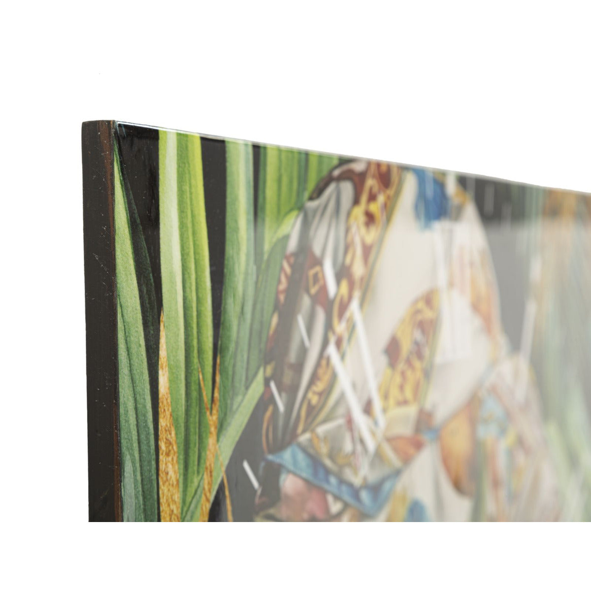 Orologio da Parete Africa 2, Multicolore, MDF, 60x4,5x60 cm, Seven Design