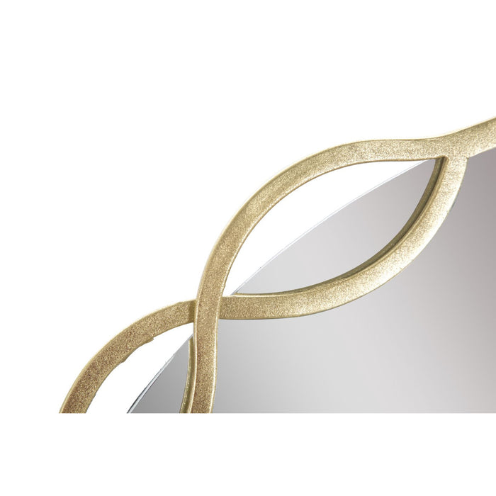 Specchio con Cornice Farfalla 25, Oro, Metallo, 73,5x2x72 cm, Seven Design