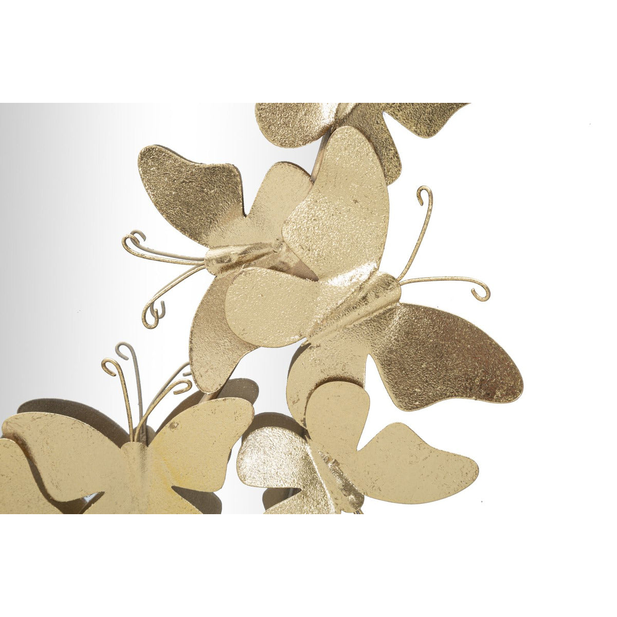 Specchio con Cornice Farfalla 32, Oro, Metallo, 59x3x89,5 cm, Seven Design