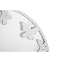 Specchio con Cornice MF491, Bianco, Metallo, 62,5x2,3x62,5 cm, Seven Design
