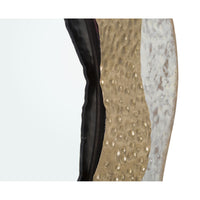 Specchio con Cornice MF503, Oro, Metallo, 54,5x4,5x54,5 cm, Seven Design