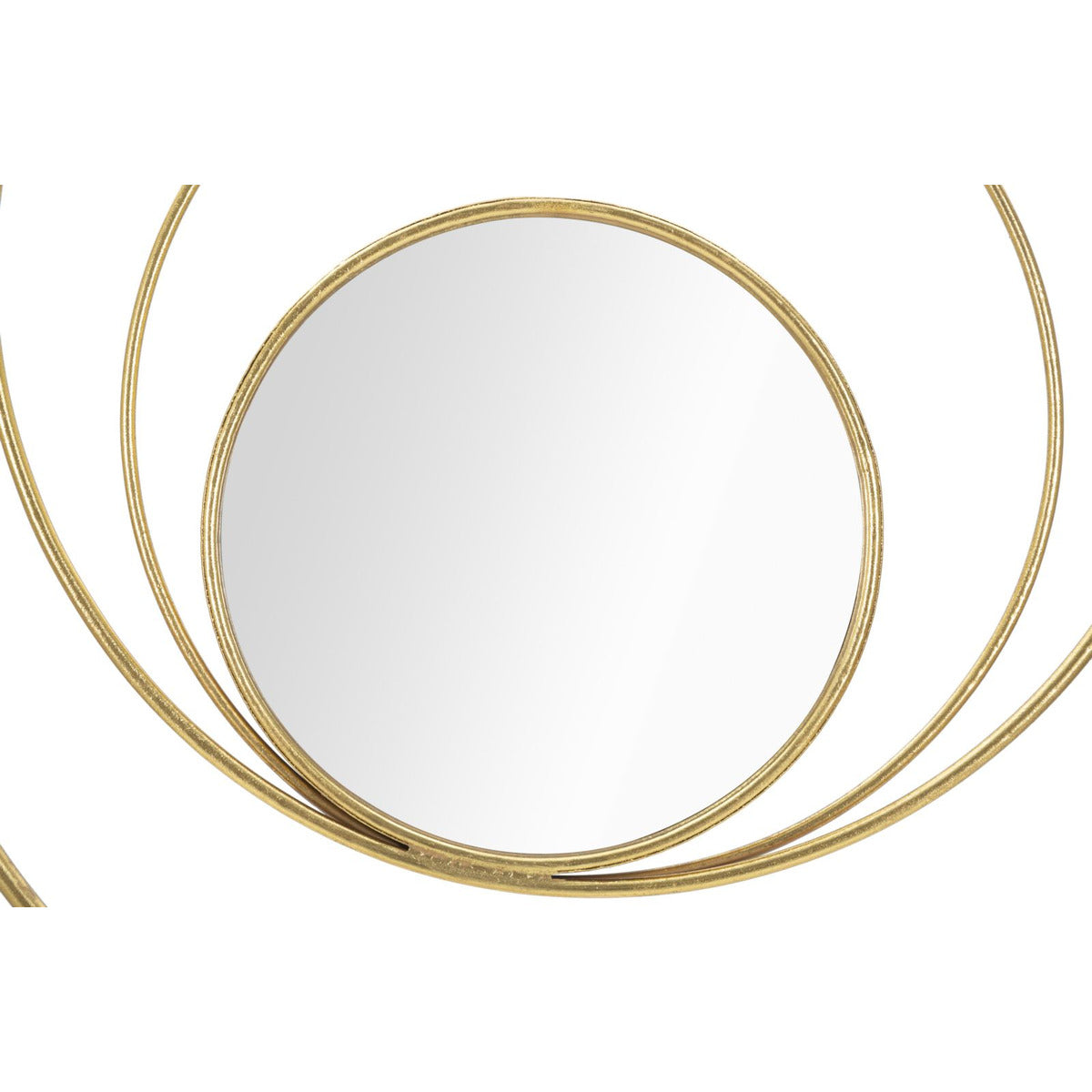 Specchio con Cornice MF500, Oro, Metallo, 80x3,5x80 cm, Seven Design