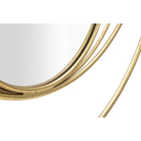 Specchio con Cornice MF500, Oro, Metallo, 80x3,5x80 cm, Seven Design