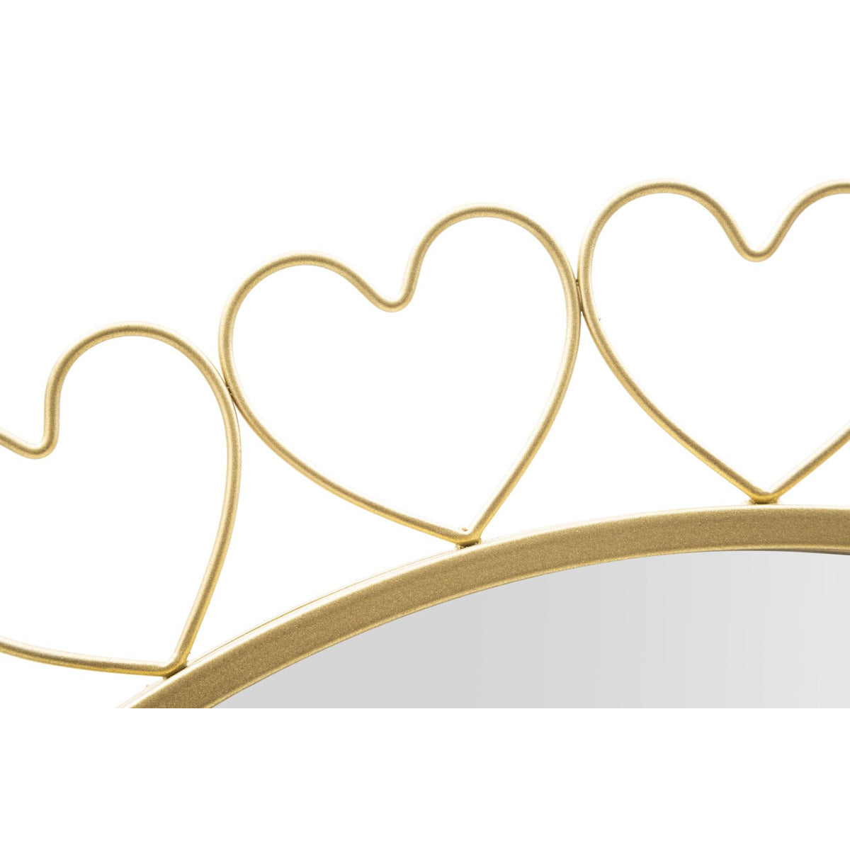 Specchio con Cornice MF492, Oro, Metallo, 80x2,5x80 cm, Seven Design