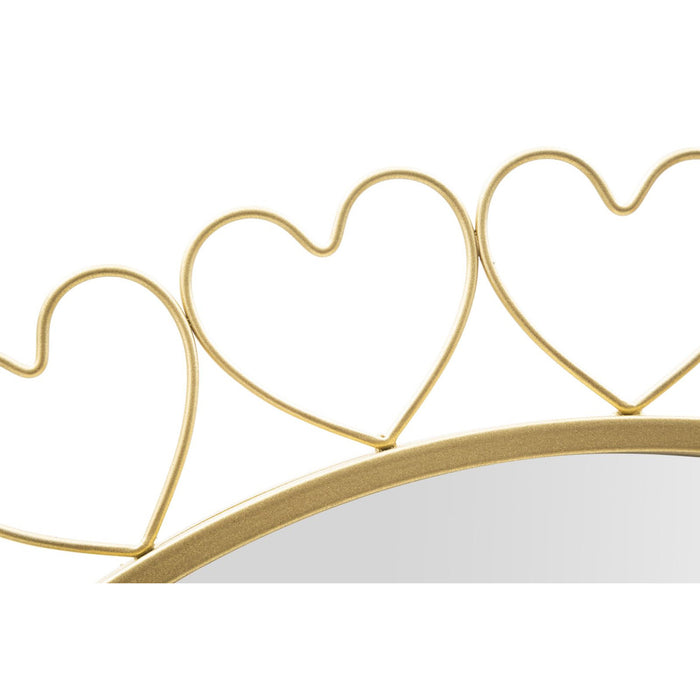 Specchio con Cornice MF492, Oro, Metallo, 80x2,5x80 cm, Seven Design