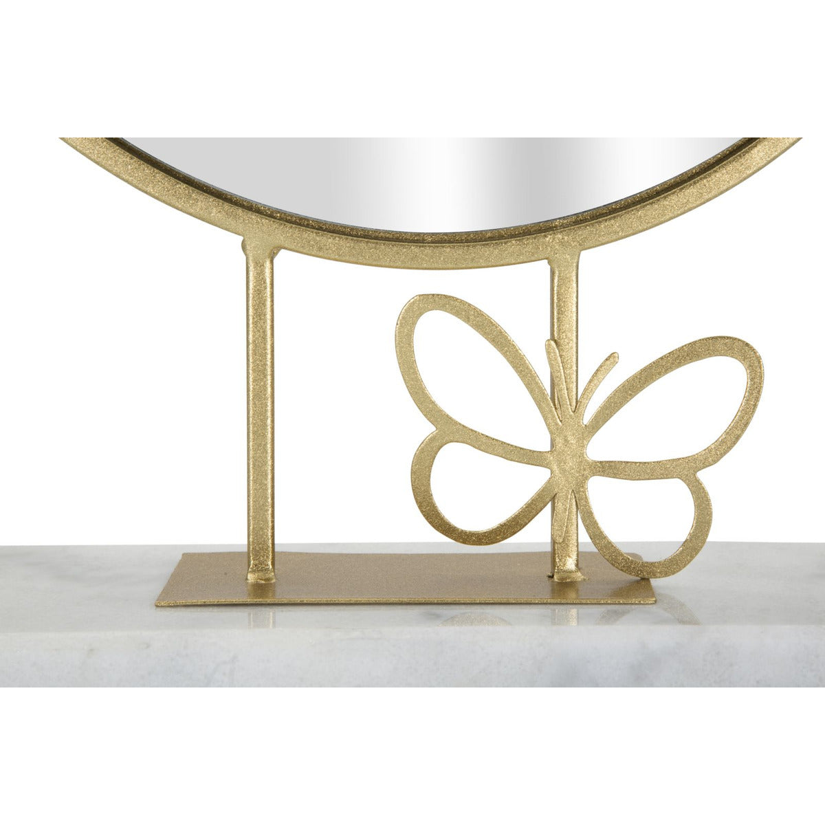 Specchio con Cornice MF504, Oro, Metallo, 30x9x39,5 cm, Seven Design