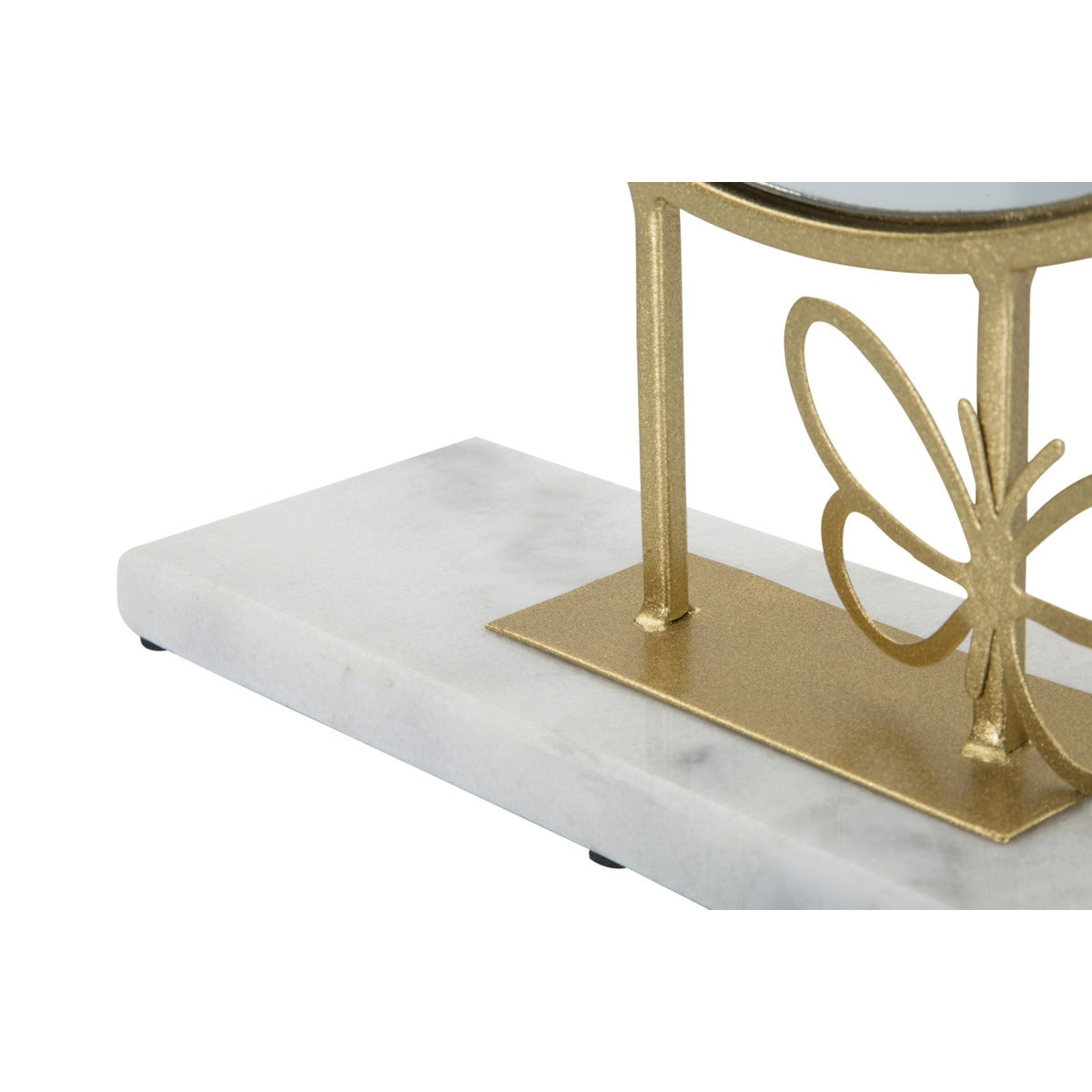 Specchio con Cornice MF504, Oro, Metallo, 30x9x39,5 cm, Seven Design