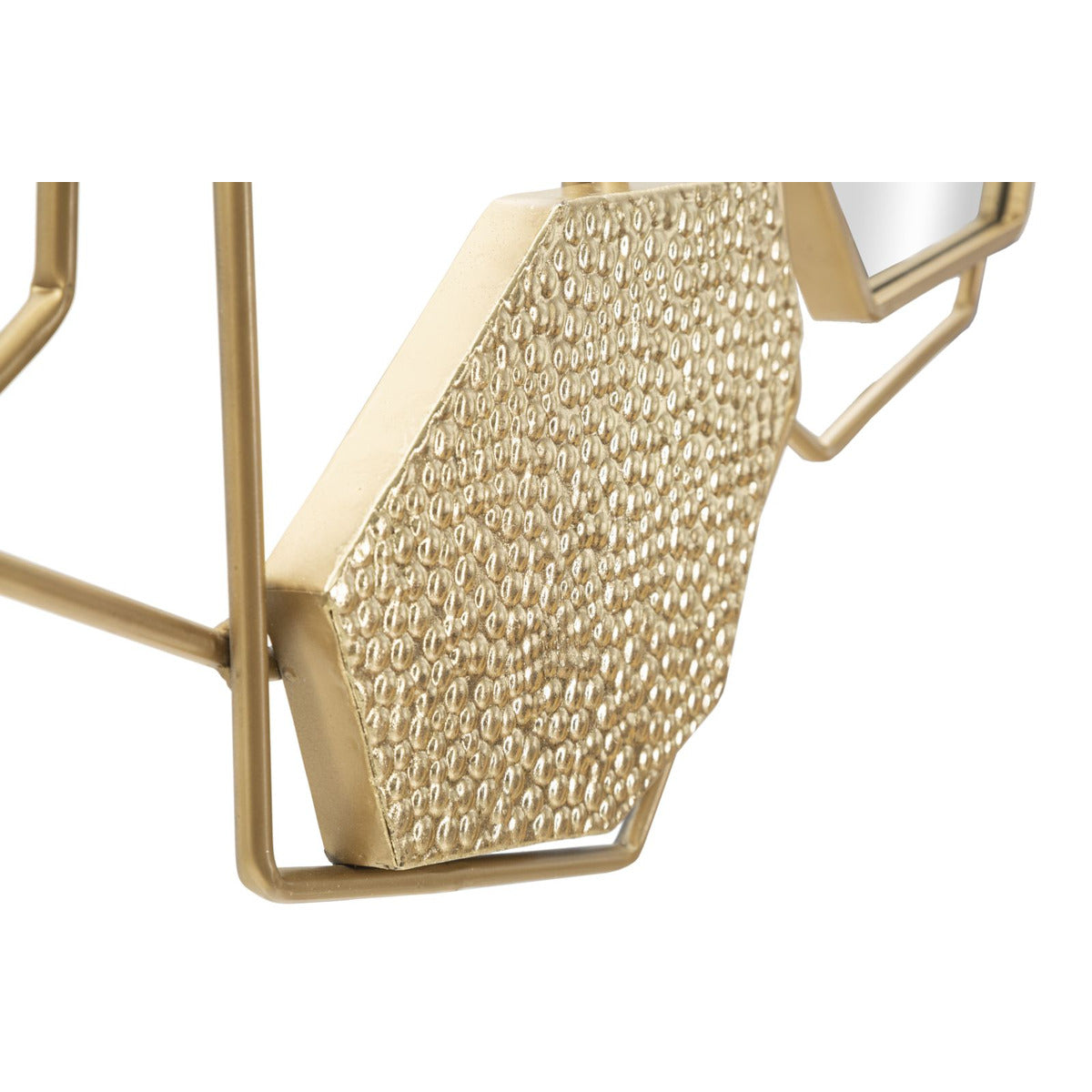 Specchio con Cornice MF501, Oro, Metallo, 91x4x52 cm, Seven Design