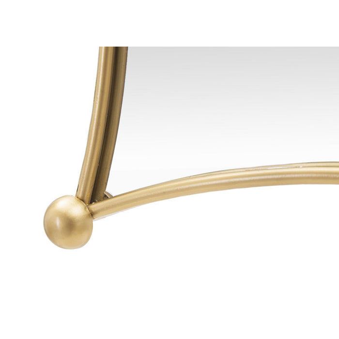 Specchio con Cornice MF497, Oro, Metallo, 68x3,5x68 cm, Seven Design