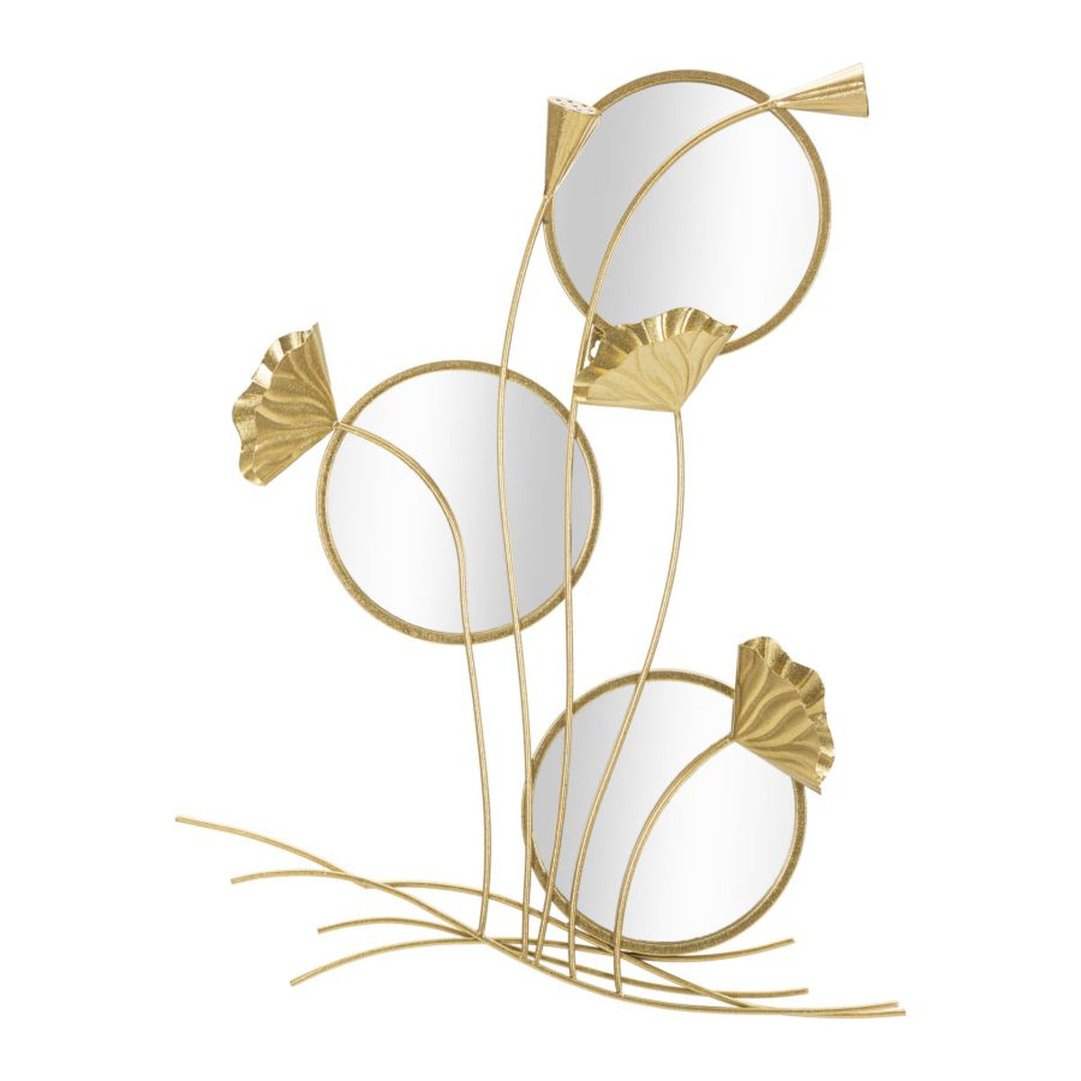 Specchio con Cornice MF499, Oro, Metallo, 65x8x88 cm, Seven Design