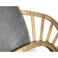 Specchio con Cornice Geometrico 17, Grigio, Metallo, 55,9x5,7x90,8 cm, Seven Design