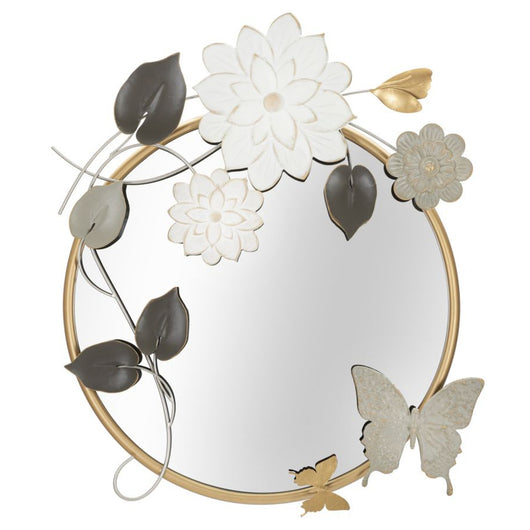 Specchio con Cornice Geometrico 16, Multicolore, Metallo, 74,9x7x66 cm, Seven Design