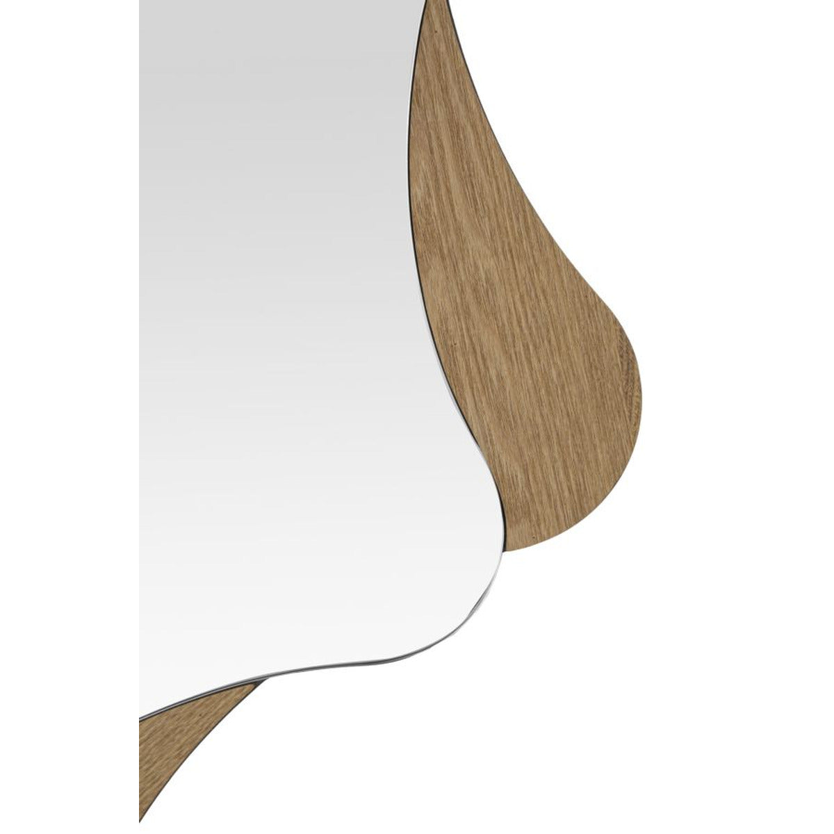 Specchio con Cornice MF482, Marrone, MDF, 80x1x80 cm, Seven Design