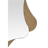 Specchio con Cornice MF482, Marrone, MDF, 80x1x80 cm, Seven Design