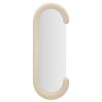 Specchio con Cornice Ecci, Beige, MDF, 60x7x160 cm, Seven Design