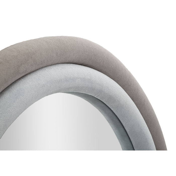 Specchio con Cornice MF468, Grigio, MDF, 60x4x90 cm, Seven Design