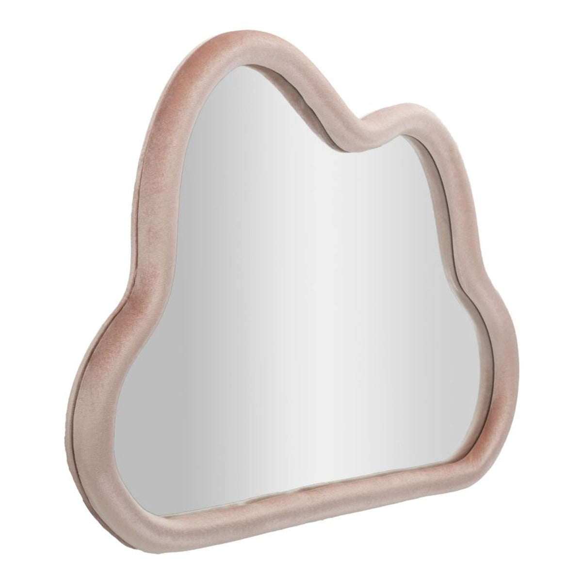 Specchio con Cornice Cloud, Rosa, MDF, 90x4x60 cm, Seven Design