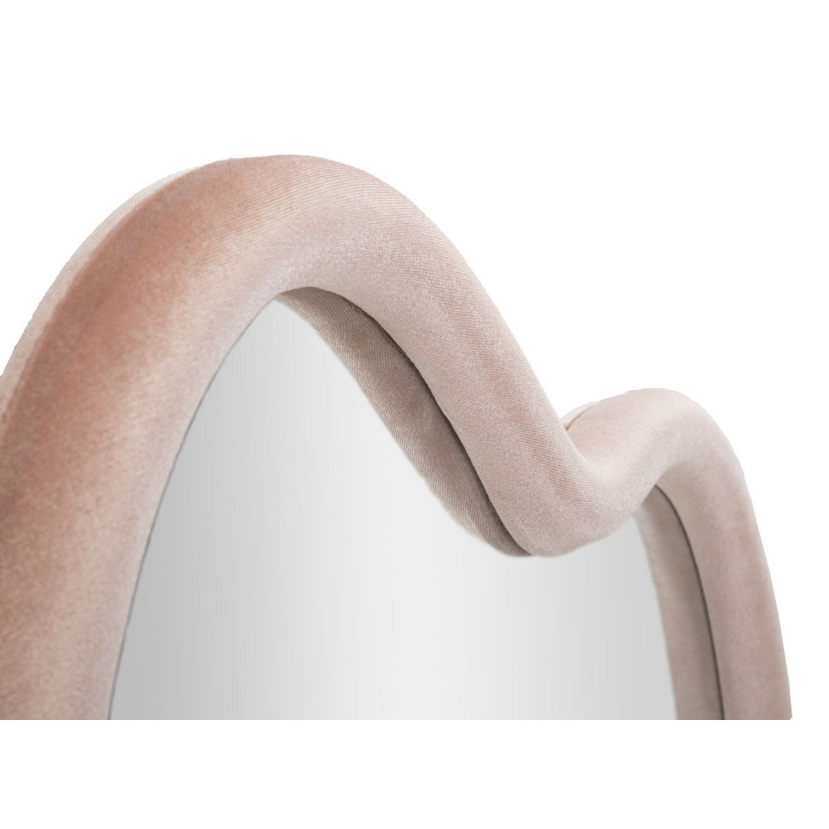 Specchio con Cornice Cloud, Rosa, MDF, 90x4x60 cm, Seven Design