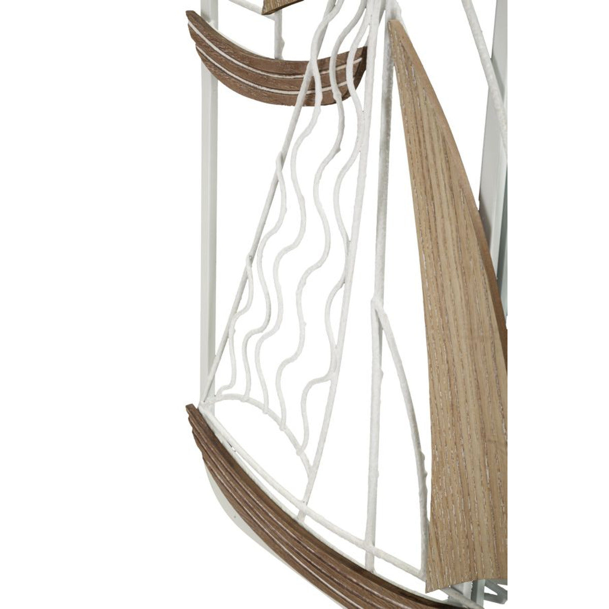 Specchio con Cornice MF498, Bianco, Metallo, 60x4,4x60 cm, Seven Design