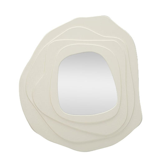 Specchio con Cornice MF475, Bianco, MDF, 90x4x97 cm, Seven Design