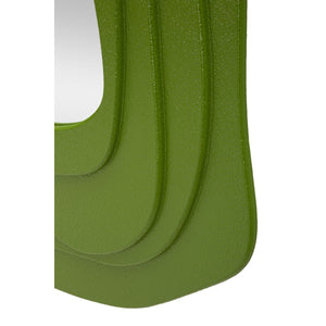 Specchio con Cornice MF477, Verde, MDF, 90x4x97 cm, Seven Design